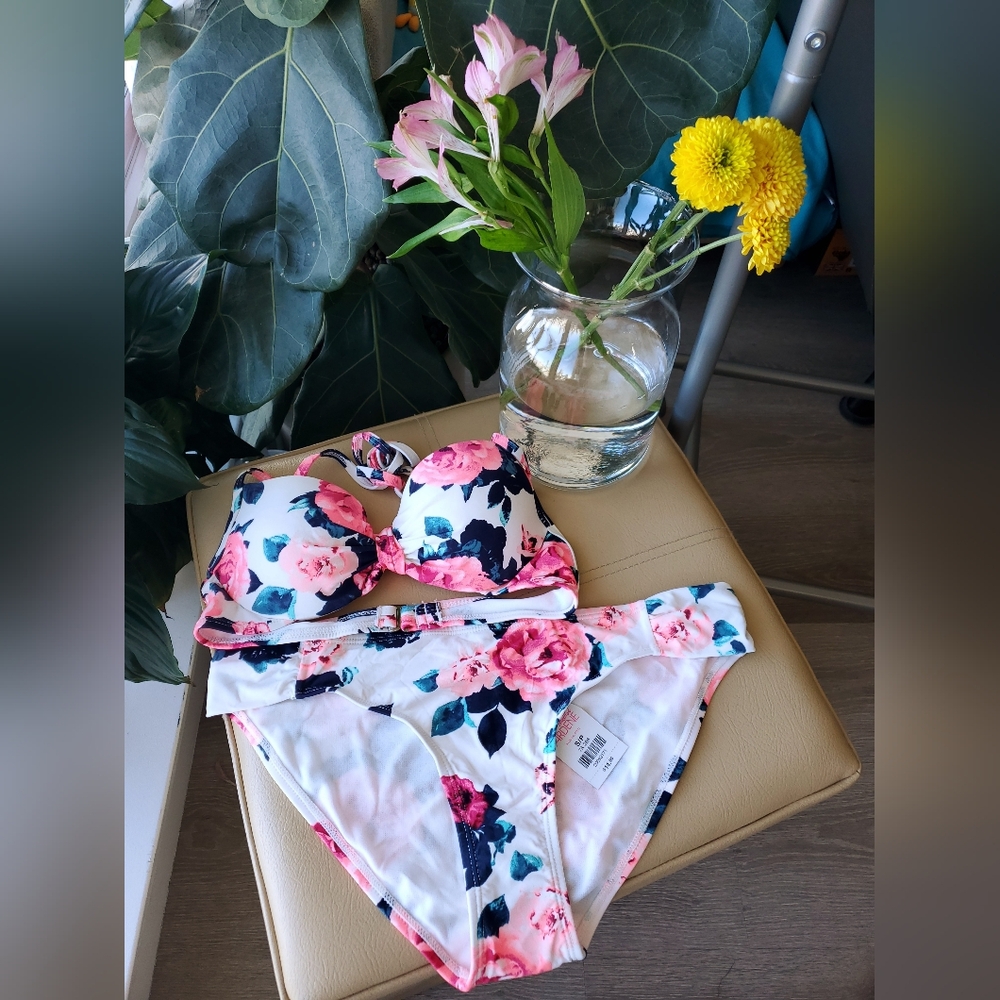Ardene Floral Bikini Set (see Description For Sizing & Notes)